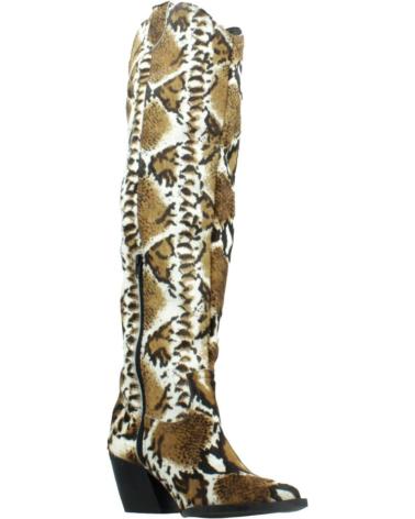Boots für Damen YELLOW BOTAS MUJER MODELO NOE COLOR ANIMAL PRINT PYTONE