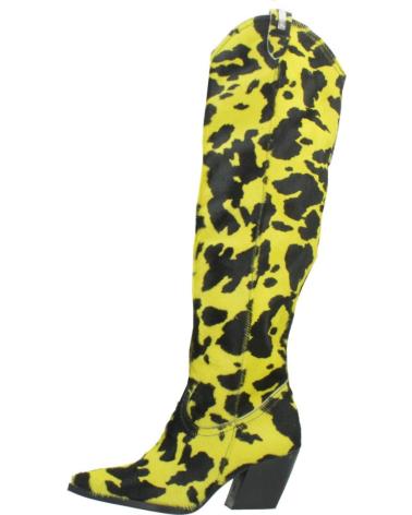 Boots für Damen YELLOW BOTAS MUJER MODELO NOE COLOR ANIMAL PRINT VITELLO
