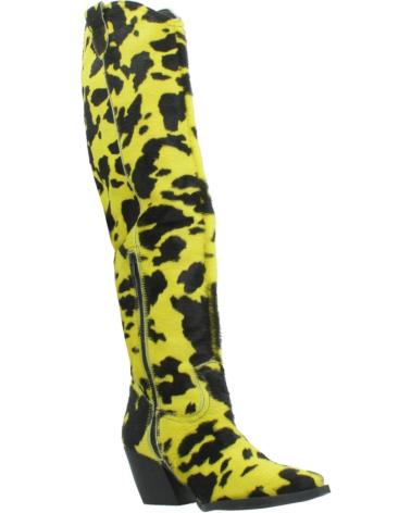 Boots für Damen YELLOW BOTAS MUJER MODELO NOE COLOR ANIMAL PRINT VITELLO