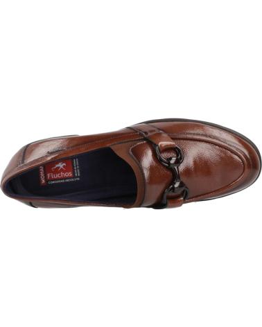 FLUCHOS MOCASSINS F2111 MARRON CUIR CUERO
