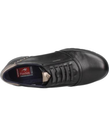 SNEAKERS FLUCHOS LIVE F2096 CON ZEPPA NERA NEGRO
