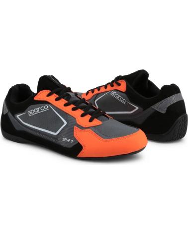 Trainers-De-Hombre--SPARCO-SP-F7---DARK--ORANGE-GREY