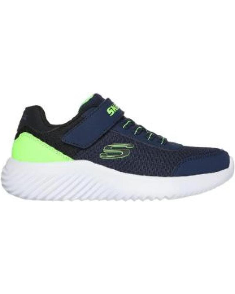 Deportivas de Niña y Niño SKECHERS BOUNDER TREZIC BB MARINO-LIMA NVLM - 21 MAR-LIM VNLM