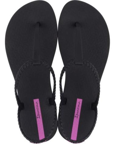 Chanclas de Mujer IPANEMA PISCINA Y PLAYA NEGRO