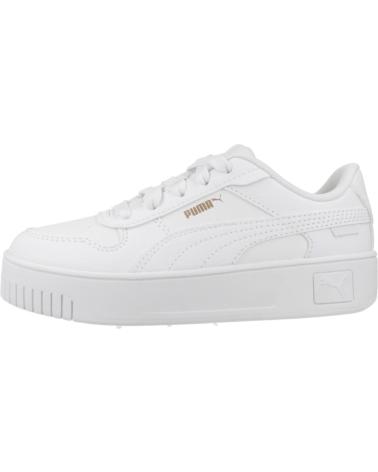PUMA CARINA STREET 393847-01 - BASKETS BLANCHES MONOCHROMATIQUES WHITE