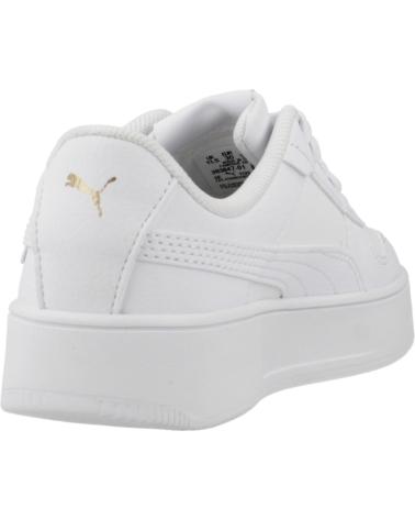PUMA CARINA STREET 393847-01 - BASKETS BLANCHES MONOCHROMATIQUES WHITE