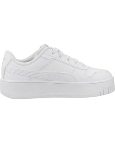 PUMA CARINA STREET 393847-01 - BASKETS BLANCHES MONOCHROMATIQUES WHITE
