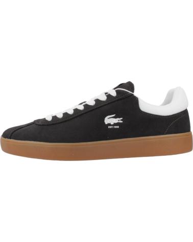 Esportes  de Homem LACOSTE ZAPATILLAS HOMBRE MODELO BASESHOT COLOR NEGRO GRNGUM