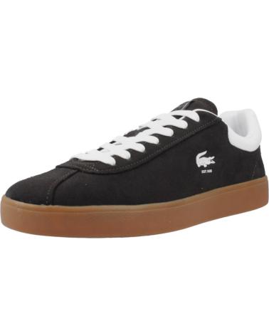 Esportes  de Homem LACOSTE ZAPATILLAS HOMBRE MODELO BASESHOT COLOR NEGRO GRNGUM