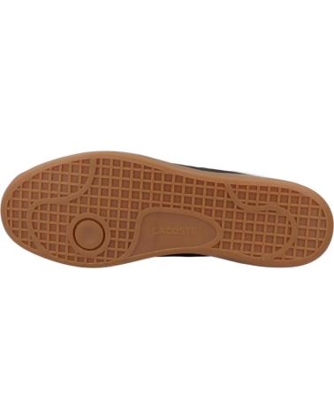 Esportes  de Homem LACOSTE ZAPATILLAS HOMBRE MODELO BASESHOT COLOR NEGRO GRNGUM