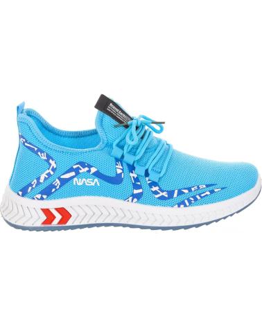 Deportivas de Hombre NASA ZAPATILLAS DEPORTIVAS ESTILO ALTO DE CORDONES CSK2025 HOMBRE AZUL