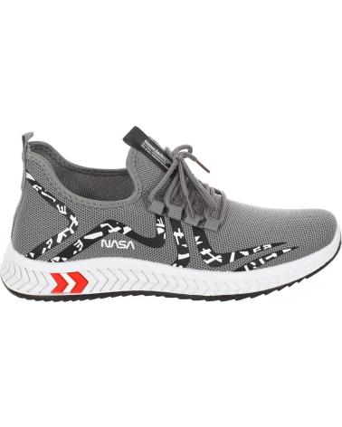 Deportivas de Hombre NASA ZAPATILLAS DEPORTIVAS ESTILO ALTO DE CORDONES CSK2072 HOMBRE GRIS