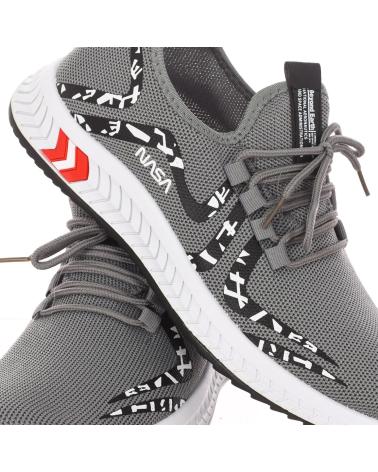 Sportivo per Uomo NASA ZAPATILLAS DEPORTIVAS ESTILO ALTO DE CORDONES CSK2072 HOMBRE GRIS