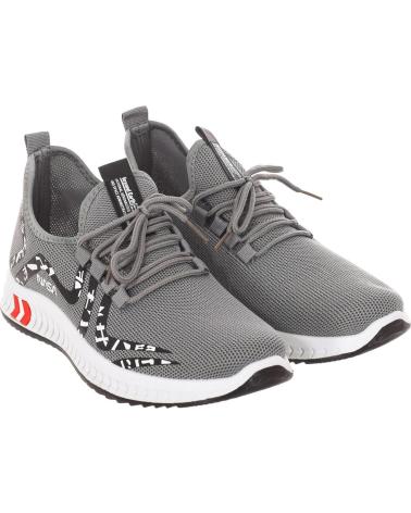 Sportivo per Uomo NASA ZAPATILLAS DEPORTIVAS ESTILO ALTO DE CORDONES CSK2072 HOMBRE GRIS