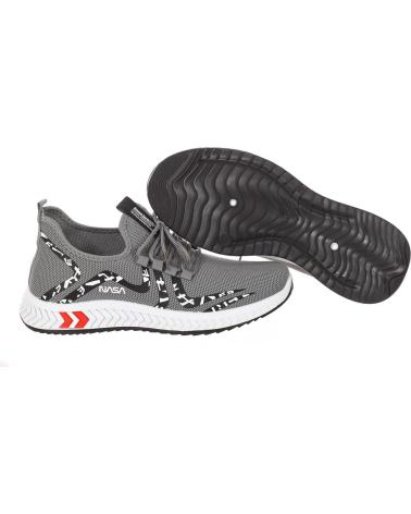 Sportivo per Uomo NASA ZAPATILLAS DEPORTIVAS ESTILO ALTO DE CORDONES CSK2072 HOMBRE GRIS