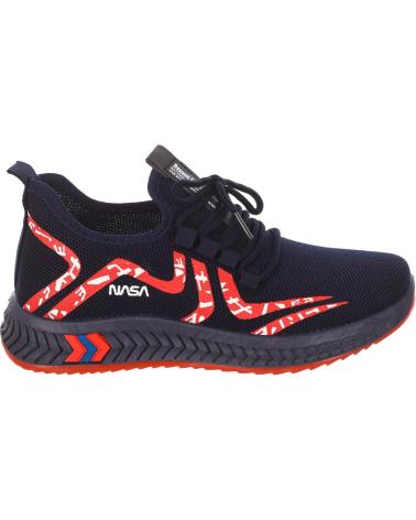 Sneaker für Damen NASA ZAPATILLAS DEPORTIVAS ESTILO ALTO CSK2053-M MUJER AZUL-ROJO