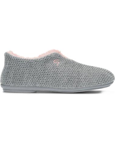 Woman House slipers GARZON PANTUFLAS PARA MUJER DE ETNA MODELO 5821291 GRISOSCMALVA