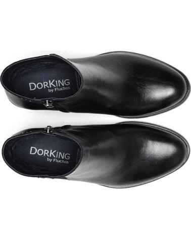 DORKING BOTINES MUJER MODELO CHIARA D8966 COLOR  NEGRO
