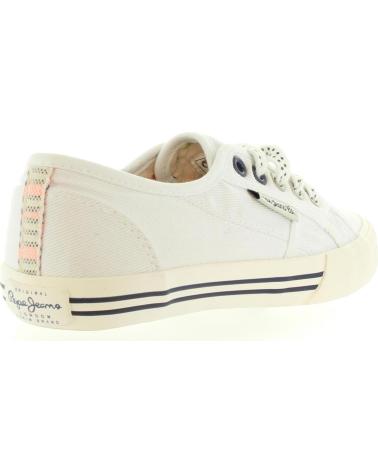 Sportif pour Fille et Garçon PEPE JEANS PGS30179 BAKER 800 WHITE