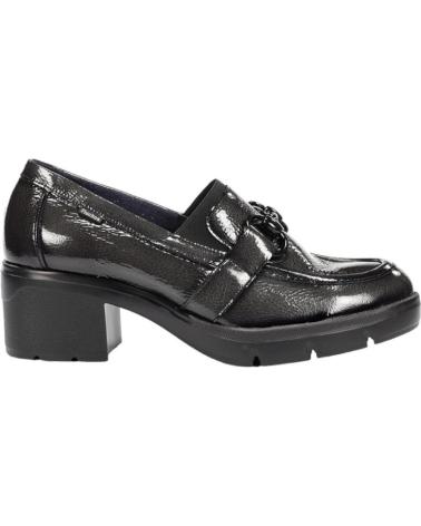 FLUCHOS F2111 ROCK HEEL LOAFERS IN GRAPHITE GREY (REF. 98363691993) ROCK GRAFITO