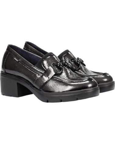 FLUCHOS F2111 ROCK HEEL LOAFERS IN GRAPHITE GREY (REF. 98363691993) ROCK GRAFITO