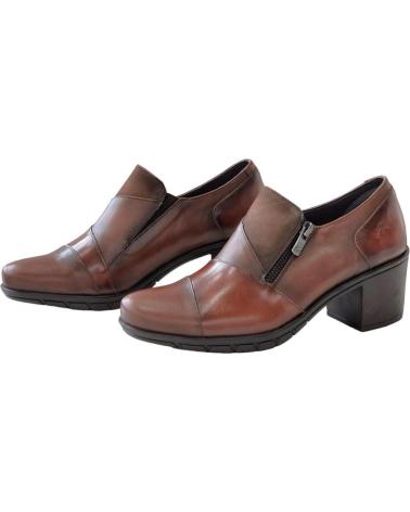 Woman shoes FLUCHOS ZAPATOS CUERO TACON MEDIO SUGAR NUTCOM 5