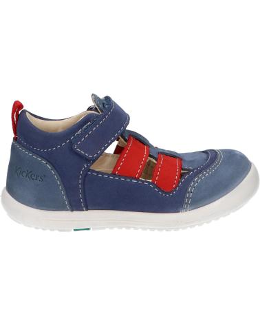 Scarpe per Bambina e Bambino KICKERS 894590-10 KLONY 53 BLEU ROUGE