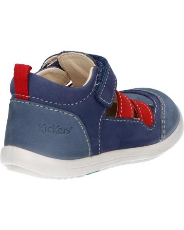 Scarpe per Bambina e Bambino KICKERS 894590-10 KLONY 53 BLEU ROUGE