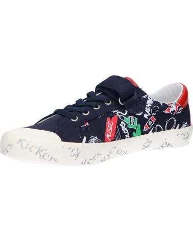 girl and boy Trainers KICKERS 860862-30 GODY 101 MARINE STREET