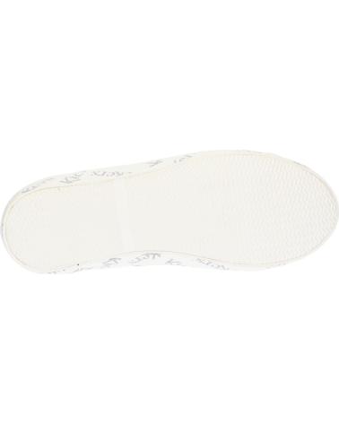 Esportes  de Menina e Menino KICKERS 860862-30 GODY 31 BLANC ROUGE VER