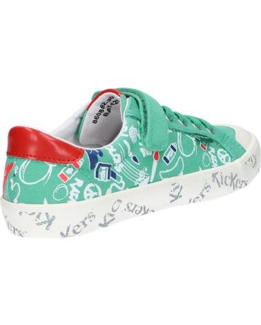 Sportif pour Fille et Garçon KICKERS 860862-30 GODY 61 VERT STREET