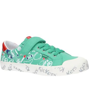 Sportif pour Fille et Garçon KICKERS 860862-30 GODY 61 VERT STREET