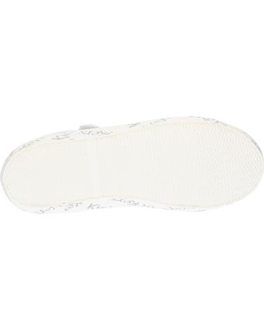 Esportes  de Menina e Menino KICKERS 858434-30 GODUP 31 BLANC ROUGE VER