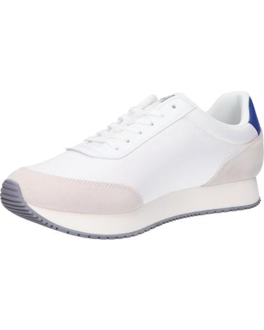 Sneaker für Herren CALVIN KLEIN YM0YM01032 RETRO RUNNER 01S BRIGHT WHITE-SAPPHIRE BLUE