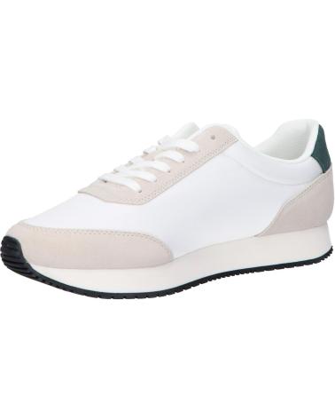 Deportivas de Hombre CALVIN KLEIN YM0YM01119 RETRO RUNNER ICONIC 02X B WHITE-CK BLACK-GREEN