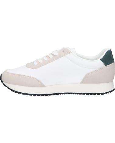 Deportivas de Hombre CALVIN KLEIN YM0YM01119 RETRO RUNNER ICONIC 02X B WHITE-CK BLACK-GREEN
