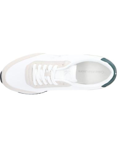 Deportivas de Hombre CALVIN KLEIN YM0YM01119 RETRO RUNNER ICONIC 02X B WHITE-CK BLACK-GREEN