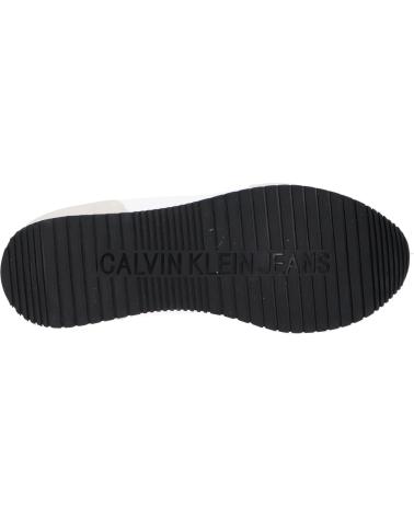 Deportivas de Hombre CALVIN KLEIN YM0YM01119 RETRO RUNNER ICONIC 02X B WHITE-CK BLACK-GREEN