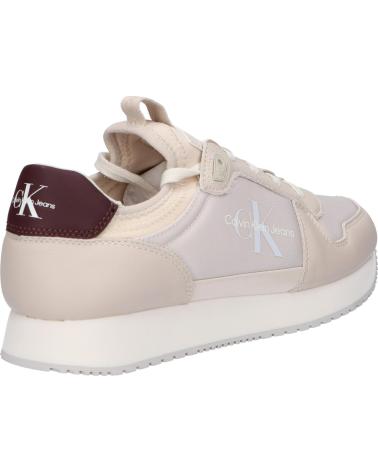 Deportivas de Hombre CALVIN KLEIN YM0YM01118 RETRO RUNNER SOCK 0HR EGGSHELL-C WHITE
