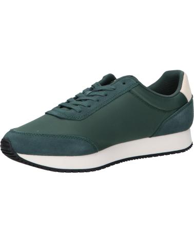 Deportivas de Hombre CALVIN KLEIN YM0YM01119 RETRO RUNNER ICONIC 02I GREEN PALM-CREAMY WHITE