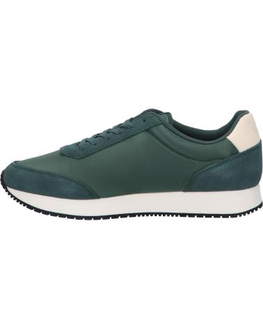 Deportivas de Hombre CALVIN KLEIN YM0YM01119 RETRO RUNNER ICONIC 02I GREEN PALM-CREAMY WHITE