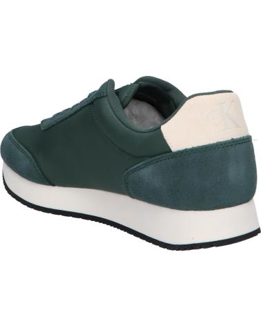 Deportivas de Hombre CALVIN KLEIN YM0YM01119 RETRO RUNNER ICONIC 02I GREEN PALM-CREAMY WHITE