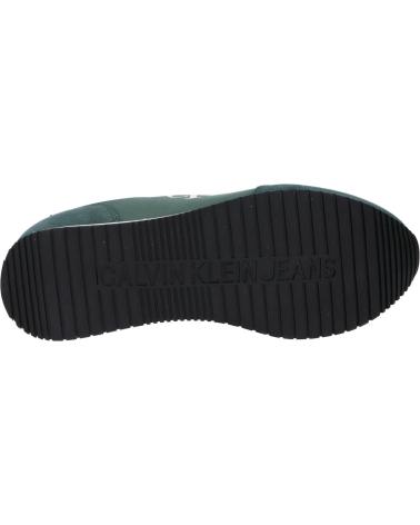 Deportivas de Hombre CALVIN KLEIN YM0YM01119 RETRO RUNNER ICONIC 02I GREEN PALM-CREAMY WHITE