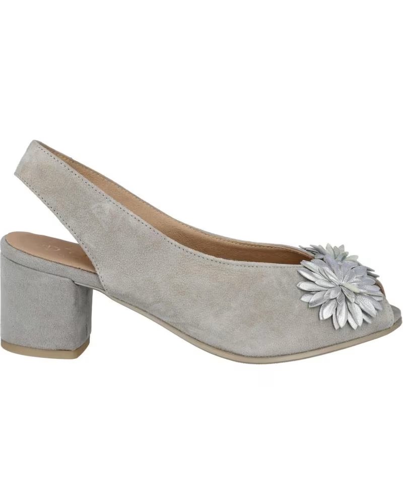 DCHICAS ZAPATOS DE TACON D´CHICAS 10070-589091 EN PARA MUJER GRIS