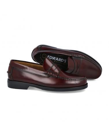 Zapatos de Hombre EDWARDS 1001B ZAPATOS CASTELLANOS HOMBRE EXTRALIGHT BURDEOS