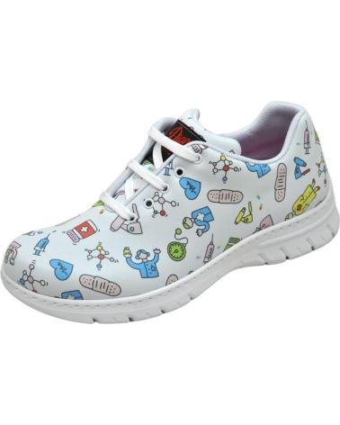 Zapatos de Mujer DIAN ZAPATO DE CORDONES LABORAL ALTEA ESTAMPADO PARA PLANTI BLANCO