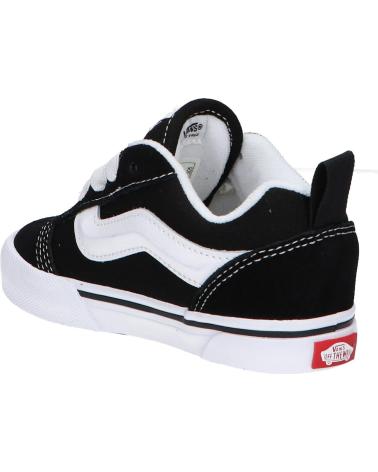 Deportivas de Niña y Niño VANS OFF THE WALL VN000D0K6BT1 KNU SKOOL ELASTIC LACE BLACK-TRUE WHIT
