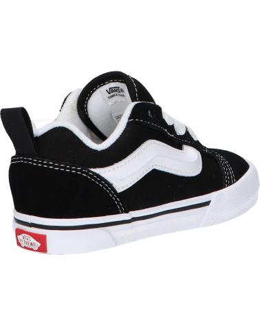 Deportivas de Niña y Niño VANS OFF THE WALL VN000D0K6BT1 KNU SKOOL ELASTIC LACE BLACK-TRUE WHIT