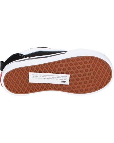 Deportivas de Niña y Niño VANS OFF THE WALL VN000D0K6BT1 KNU SKOOL ELASTIC LACE BLACK-TRUE WHIT