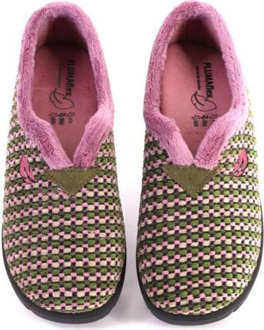 Pantufas de Mulher PLUMAFLEX 14217 ZAPATILLAS DE CASA DE MUJER KAKI